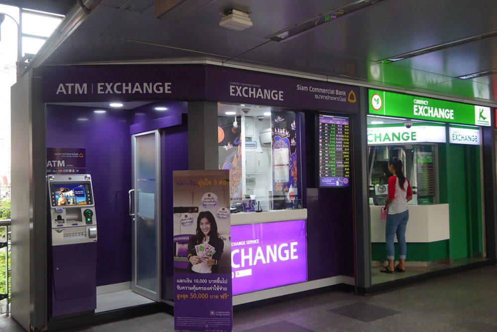 where to change money in Bangkok