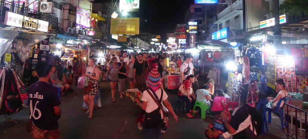 Khaosan Road Street Market in Bangkok