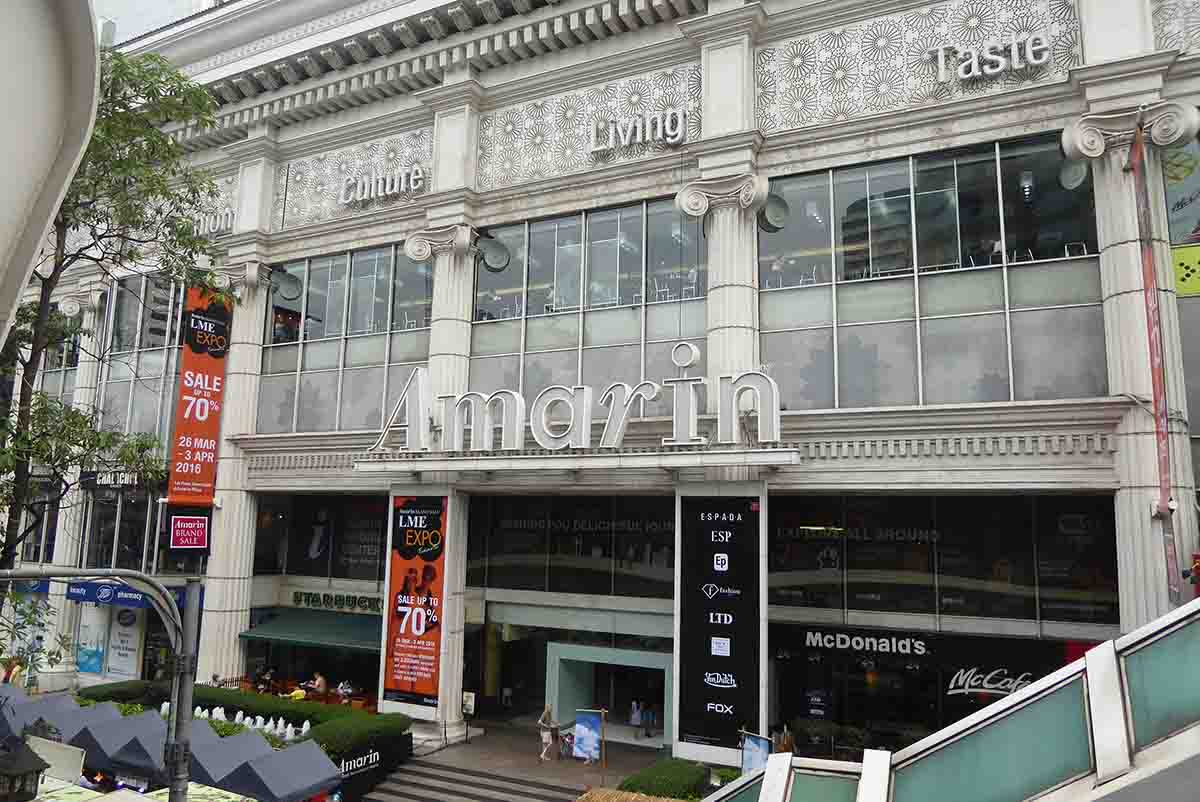 Shopping Malls A-Z in Bangkok Amarin Plaza