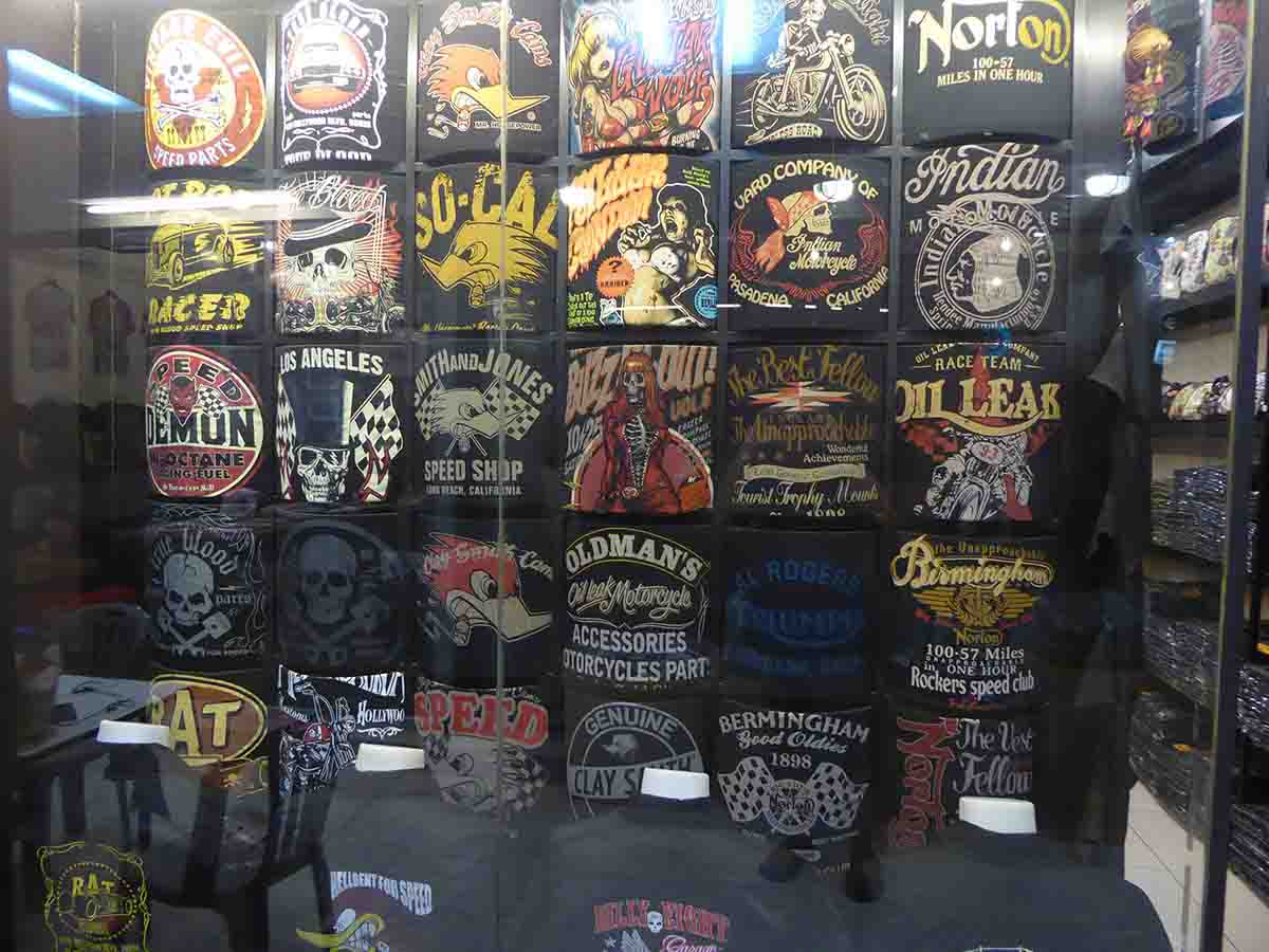 Alternative Punk Biker Rockabilly Retro T Shirt Clothing stores in Bangkok