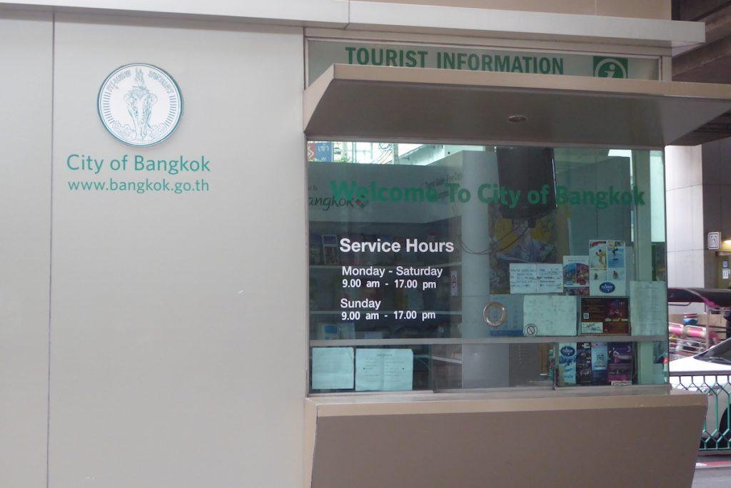 tourist information office bangkok