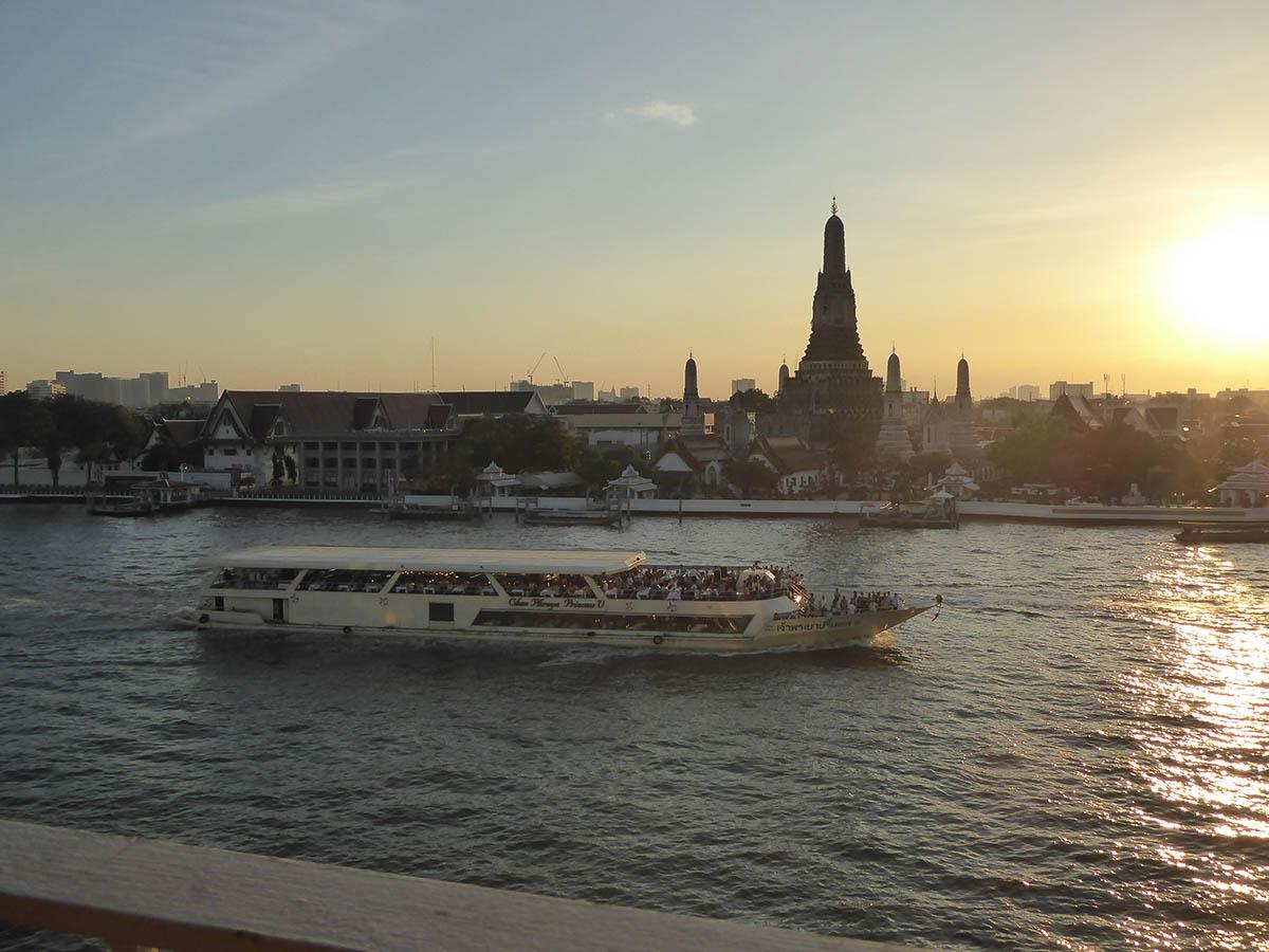 Sunset Cruise on The Chao Phraya River in Bangkok