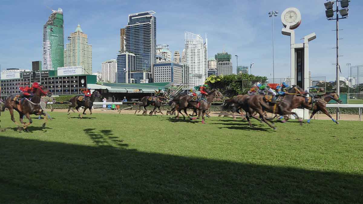 horse racing in Bangkok, Thailand