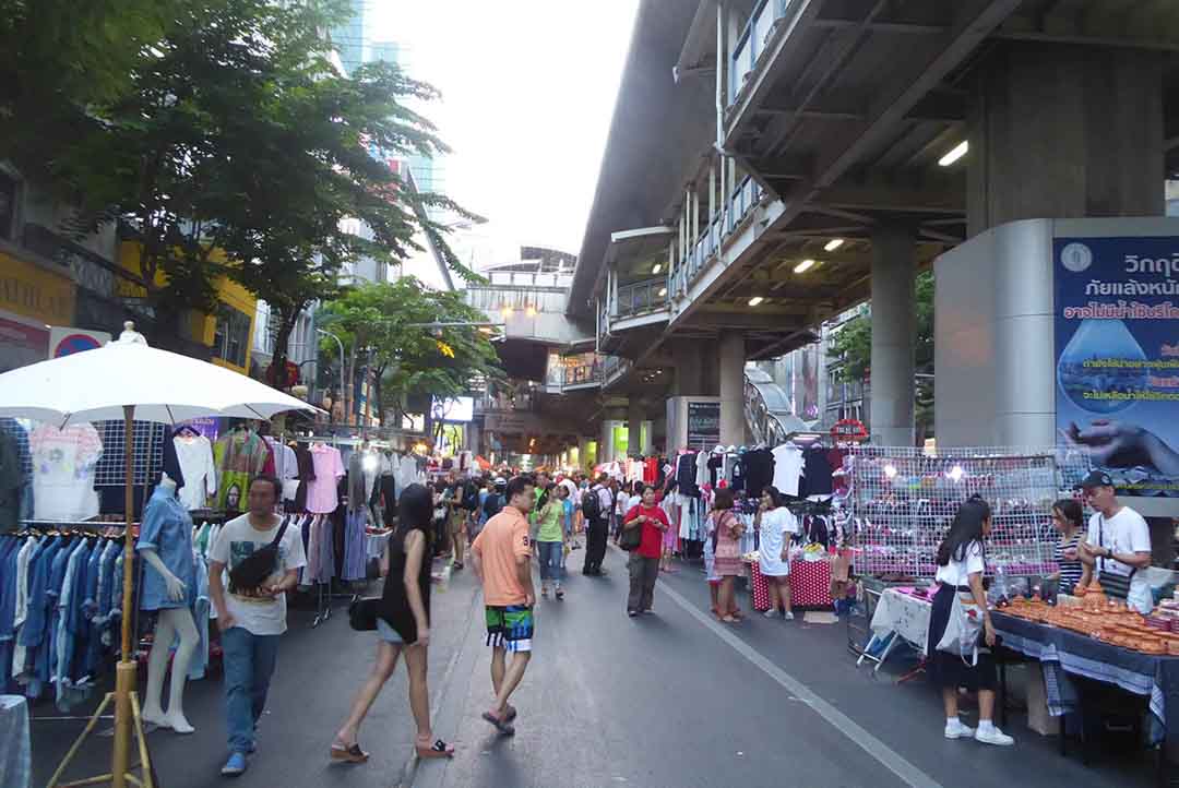 Silom Walking Street Bangkok. Markets in Bangkok.