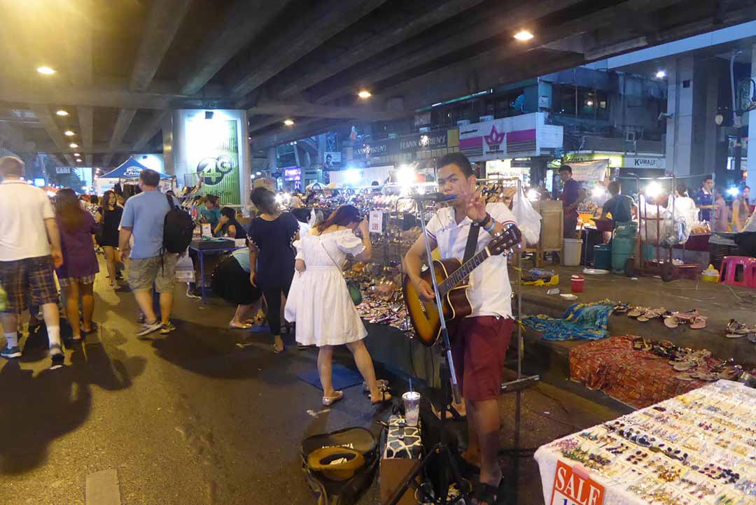 Silom Walking Street Bangkok. Markets in Bangkok.