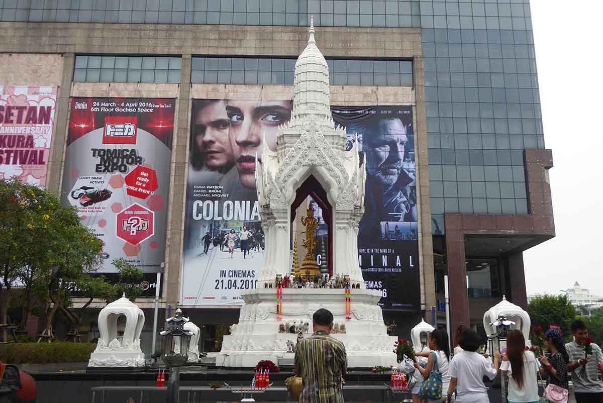 The Ganesha & Trimurti Shrines Ratchaprasong Bangkok