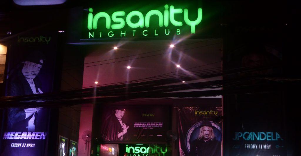 Insanity nightclub in Bangkok.