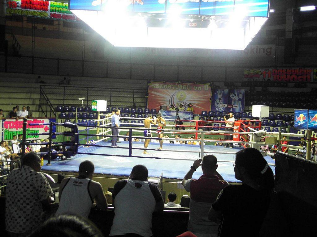 Rajadamnern Thai Boxing Stadium in Bangkok