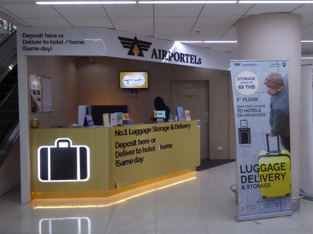 Left Luggage office at Don Muang Airport Bangkok