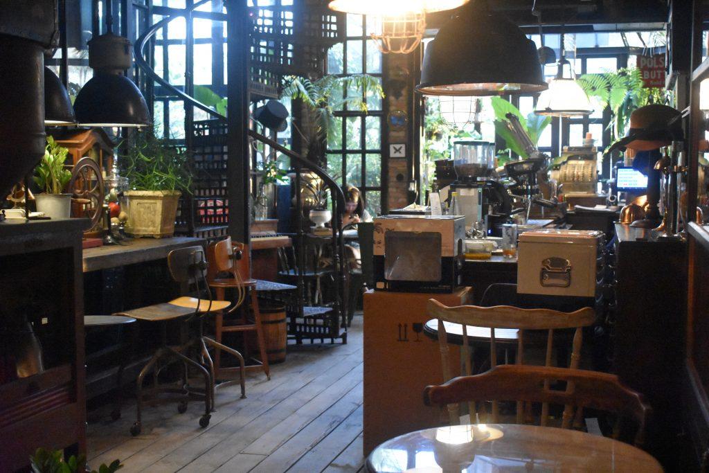 Pompano Cafe at The Camp Vintage Flea Market in Bangkok, Thailand