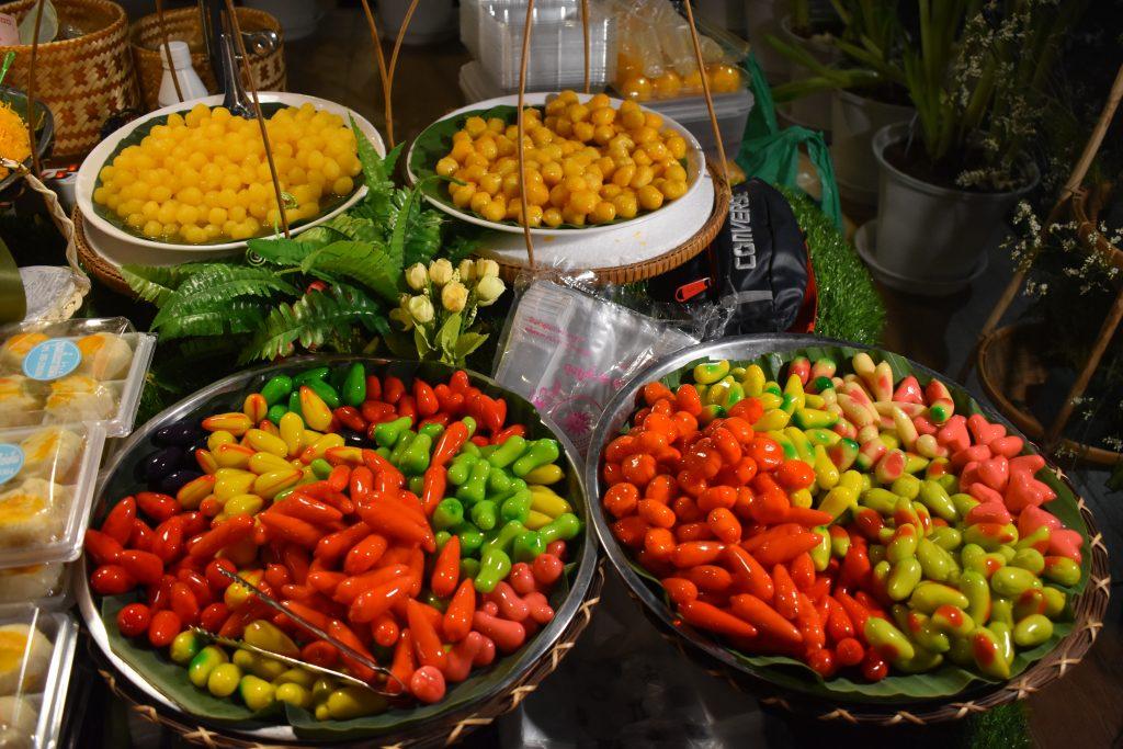 Street food at Sook Siam Icon Siam in Bangkok Thailand