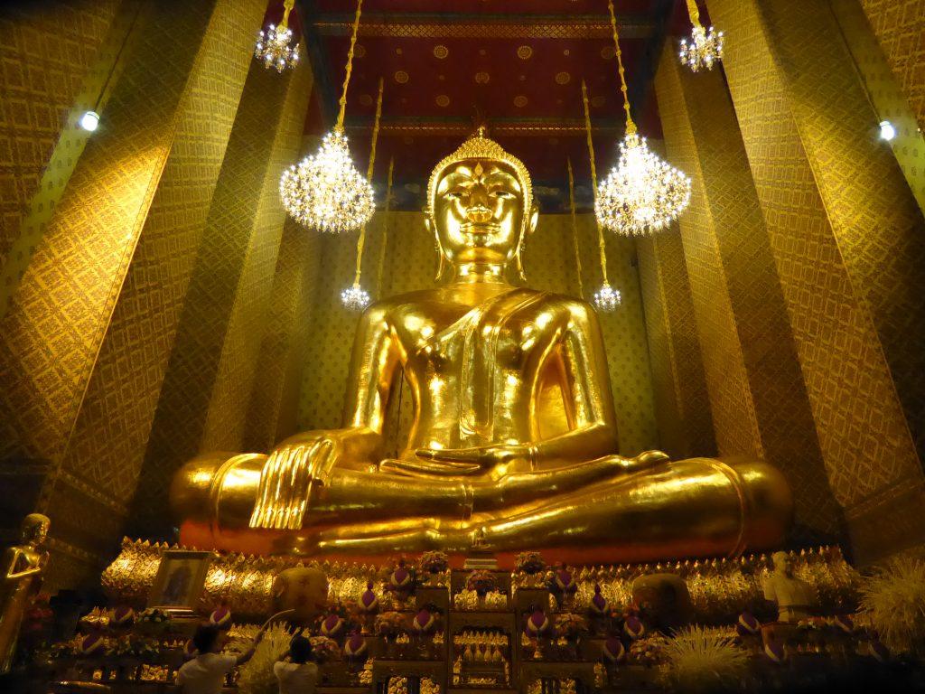 Wat Kalayanamit Temple in Bangkok Thailand