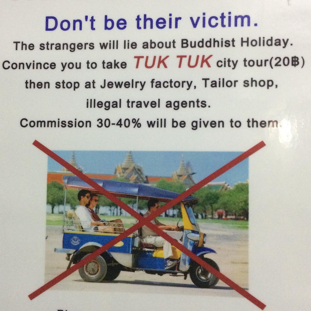 Scams in Bangkok