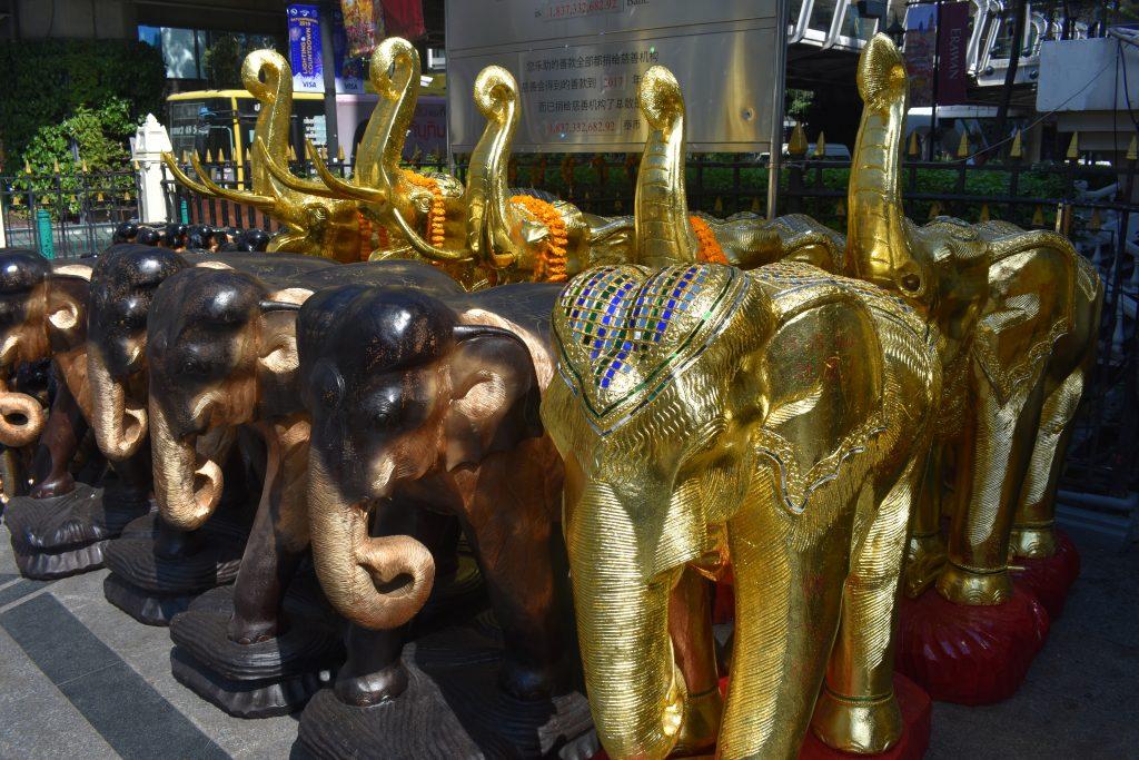 The Erawan Shrine in Bangkok