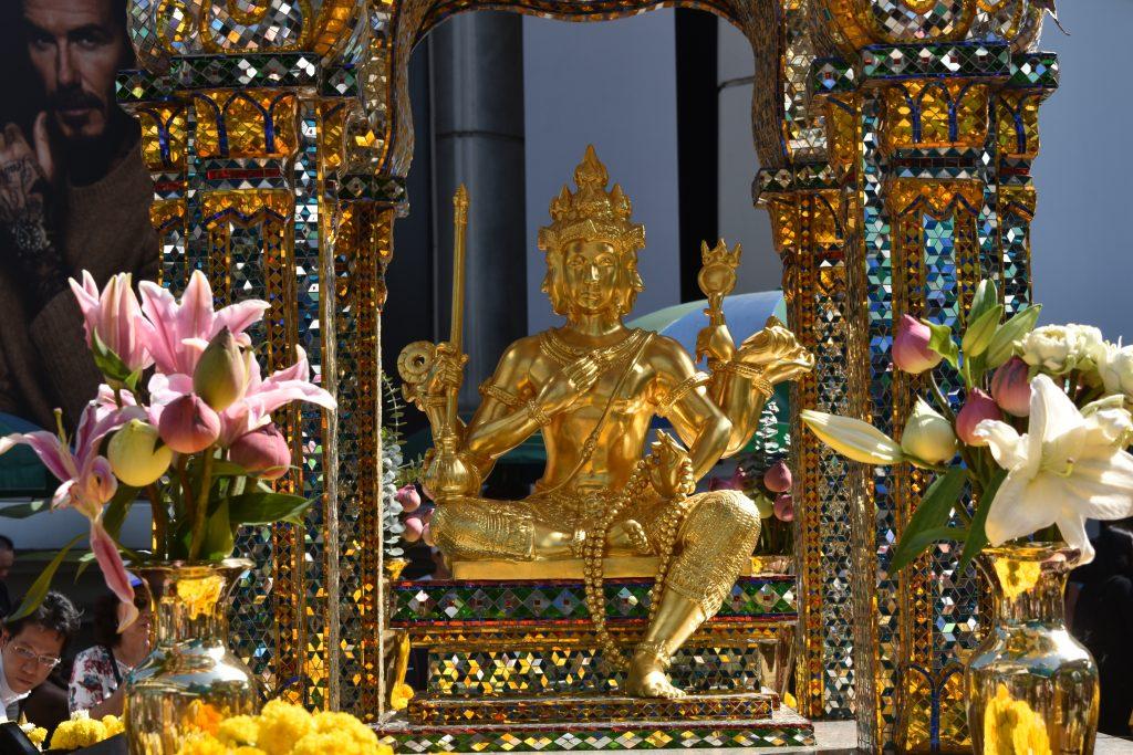 The Erawan Shrine in Bangkok