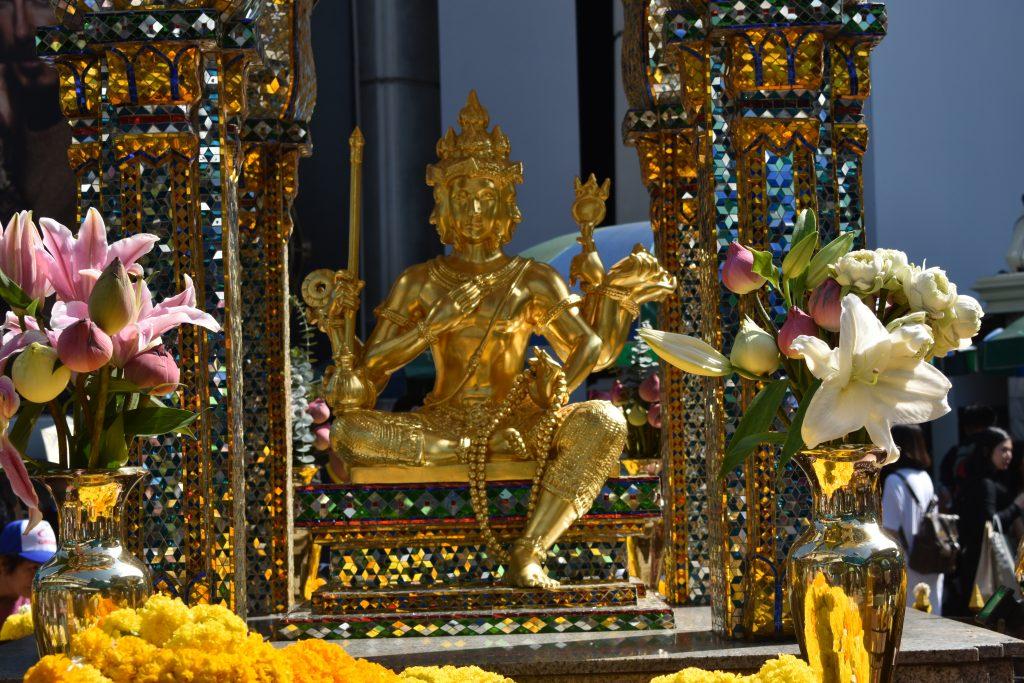 The Erawan Shrine in Bangkok