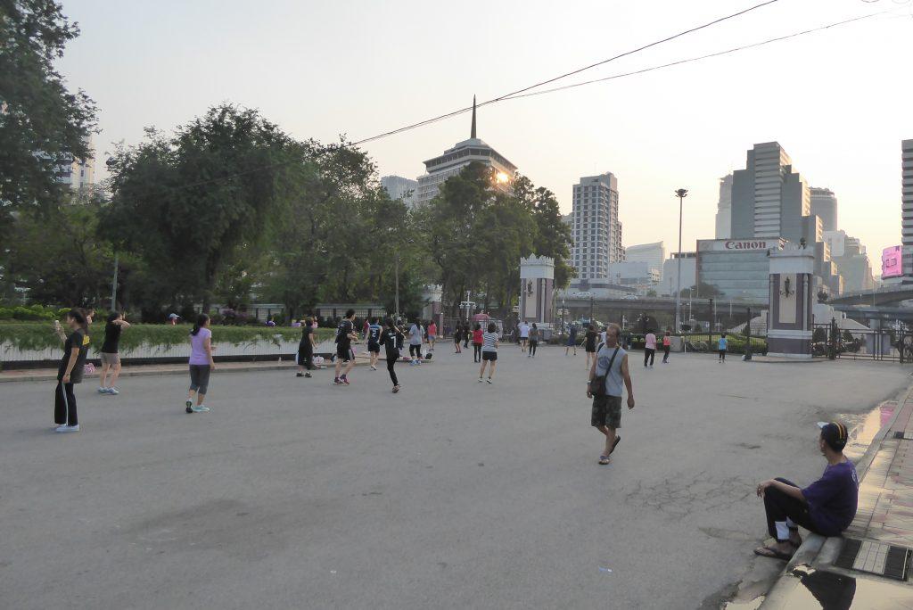 Lumphini park in Bangkok