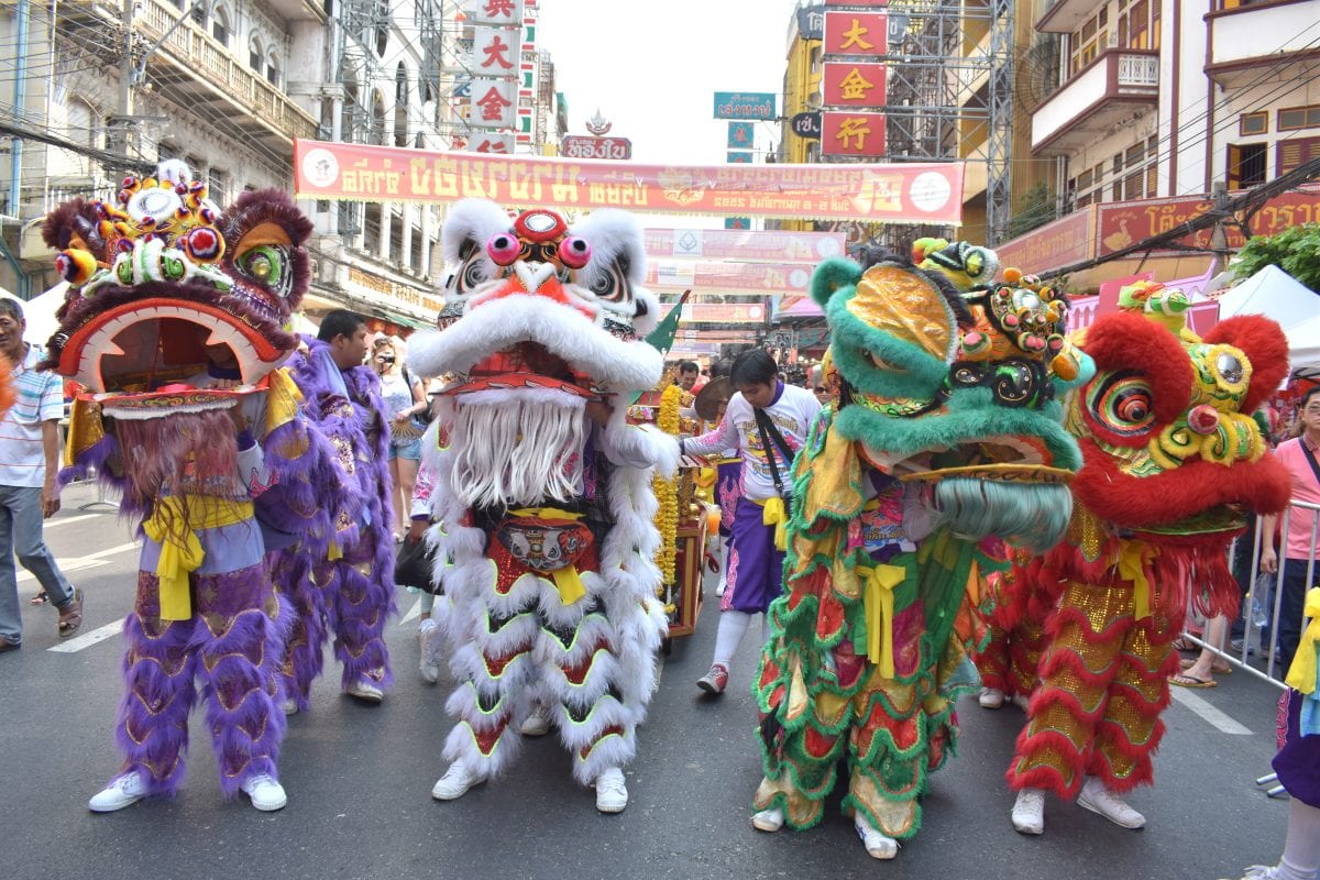 A Chinese Lion Dance