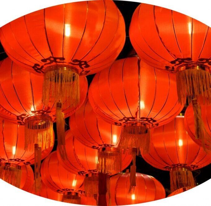 Chinese lanterns Bangkok Chinatown