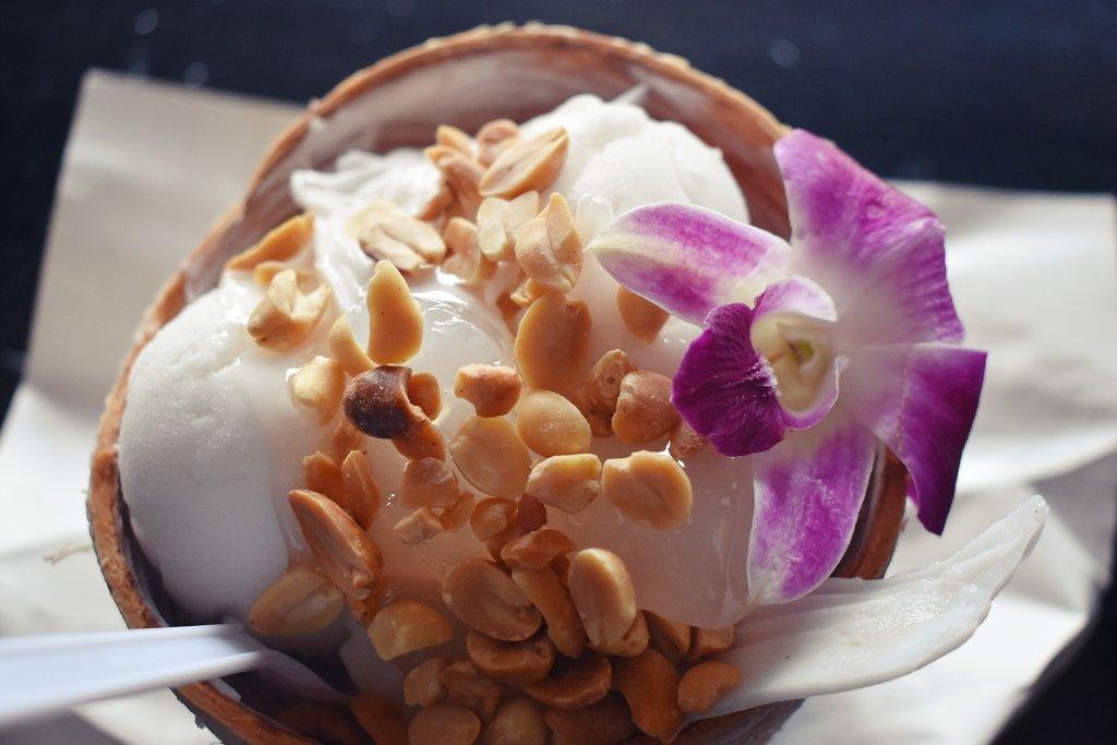 Coconut Ice Cream in Thailand