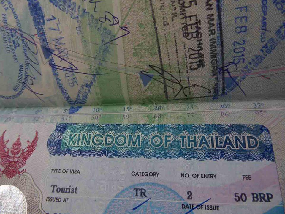 thailand tourist visa how much