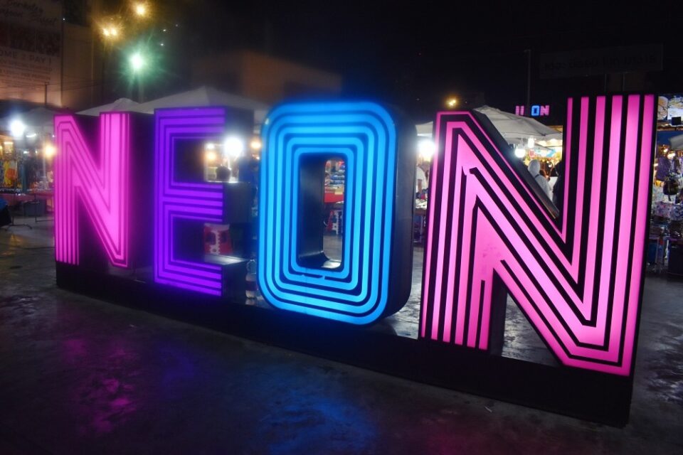 Neon Night Market Bangkok