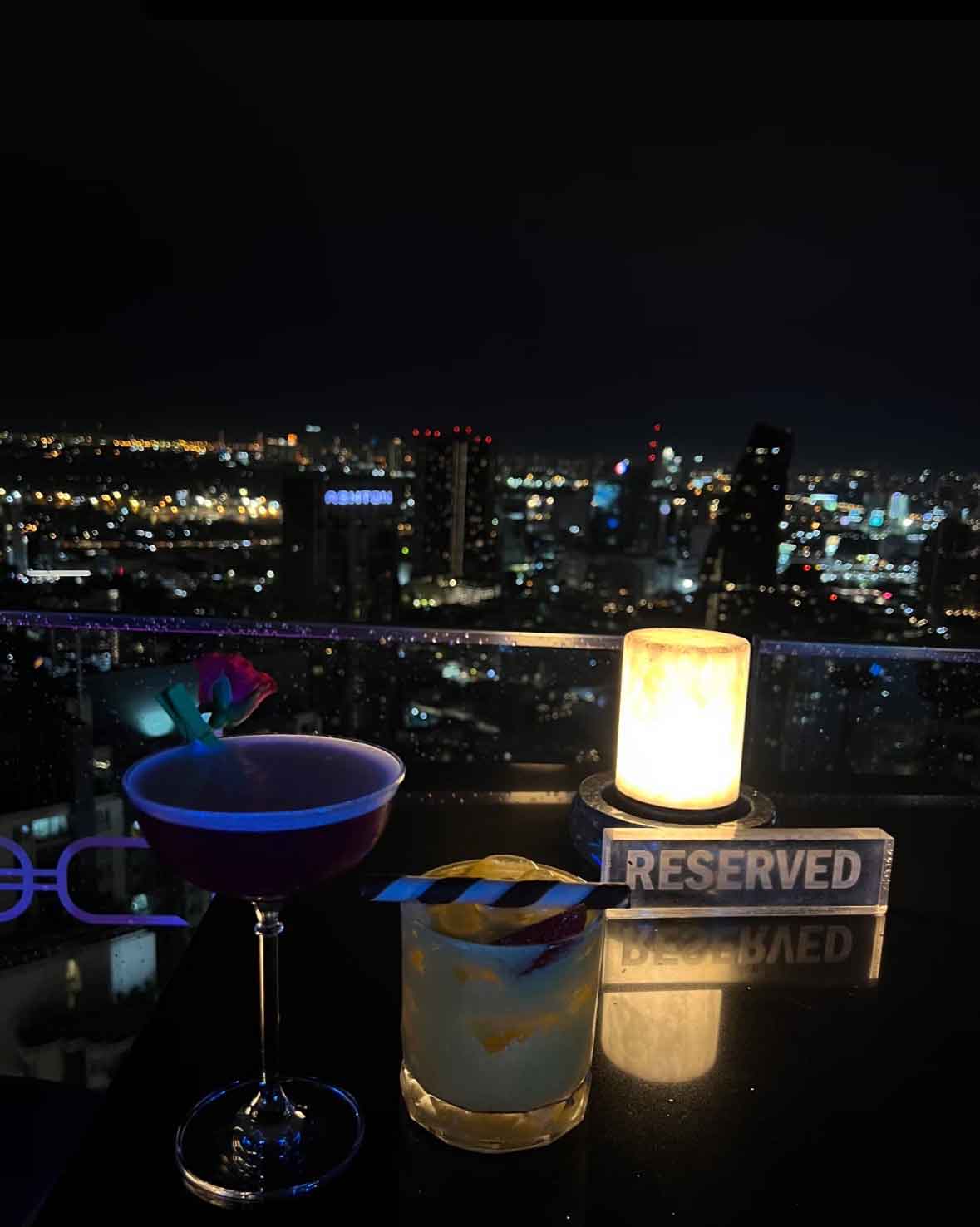 ค็อกเทลที่ Octave Rooftop Lounge and Bar กรุงเทพ